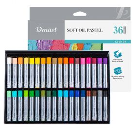 Creioane pastel ulei DMAST by Pebeo, 36 culori/set